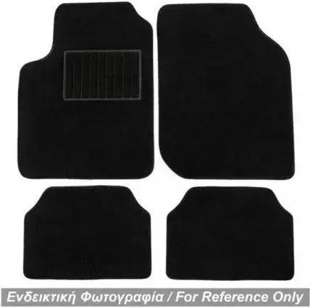 Race Axion Комплект Предни и Задни Постелки 4бр от Килим за BMW Ред 6 E63 2003-2011 Черни
