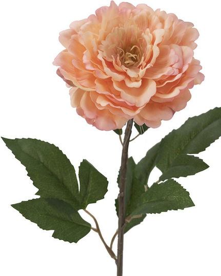 Изкуствено Декоративно Клон Peony Коралов 98см Artekko