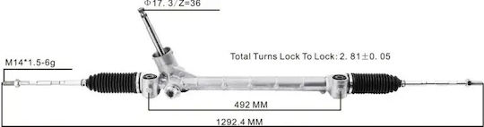 Kremergiera Suzuki Vitara Ly Apk 15 Sx4 13 Sx4 S-Cross Mechanisch