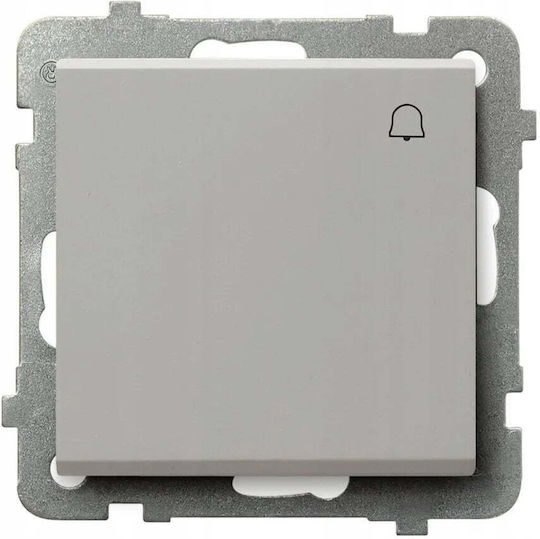 Ospel Bell Push Button With Frame ŁP-6R/m/82