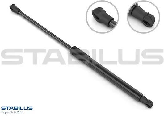 Stabilus Trunk Shock Absorber Right Left Maximum Length 615.5mm Suv 165.5mm Toyota Prius Plus 05.11
