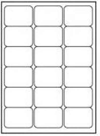 Logo Selbstklebende A4 Etiketten Rechteckige 68x47mm