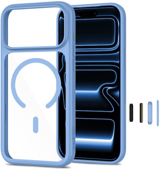 Tech-Protect Magone Rückseite Umschlag mit Gehärtetem Glas 0,3 mm Hellblau (iPhone 18 Pro Max / 17 Pro Max)