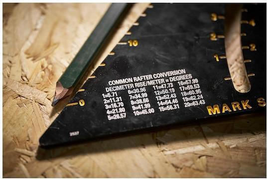 Stanley Builders / Construction Aluminum Angle Ruler Length 30cm