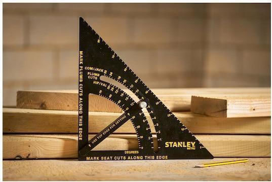 Stanley Builders / Construction Aluminum Angle Ruler Length 30cm