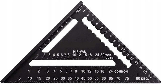 Profindustry Pro Goniometru Tâmplari Din Aluminiu Lungime 17.5 cm