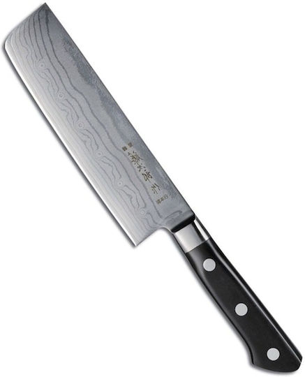 Tojiro Nakiri Knife from Damascus Steel 16.5cm
