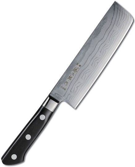 Tojiro Nakiri Knife from Damascus Steel 16.5cm