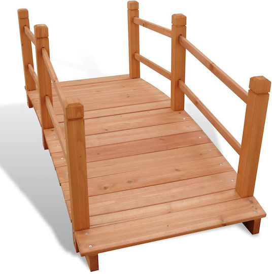 vidaXL Pod Decorativ De Grădină Din Lemn 140x60x56cm 140x60x56cm 41300