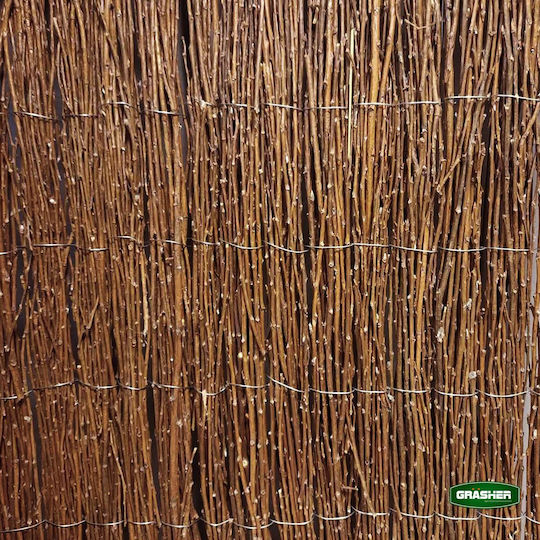 Grasher Bamboo Fencing from Chaste Tree with Whole Wood 2x3m