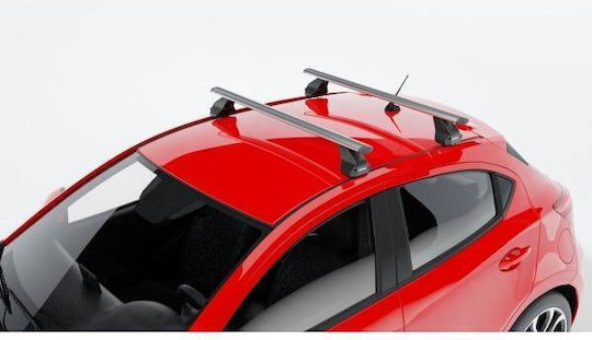 Menabo Komplettes Set Autodachträger aus Aluminium Omega Plus L 130 cm Silber Kia Sportage QL 5-Türen 2016–2021 2 Stück 9660 Mb+14730 Mb Mp.ki.14730/mb-omgps-8