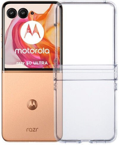 Umschlag Rückseite Kunststoff Transparent (Motorola Razr 50)