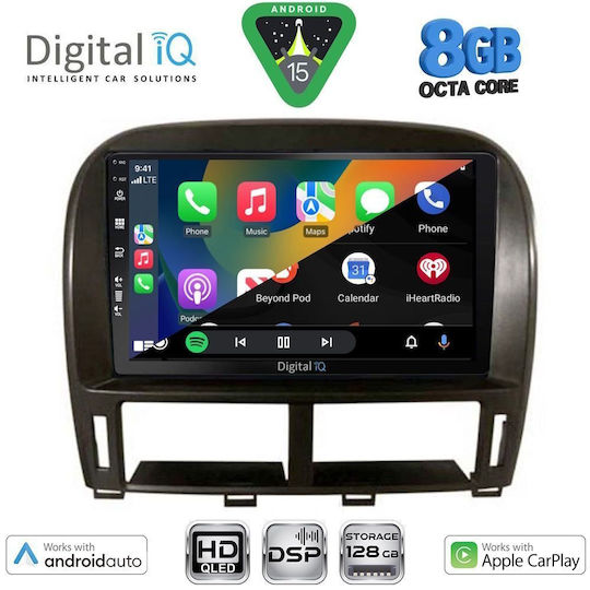 Digital IQ BXF 18343_CPAA Tabletă Multimedia 9 Inch Sisteme Audio Auto Lexus LS 430 – XF 430 Mod 2000-2006