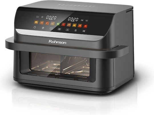 Rohnson Air Fryer με Διπλό Αποσπώμενο Κάδο 5lt Μαύρο R-28011