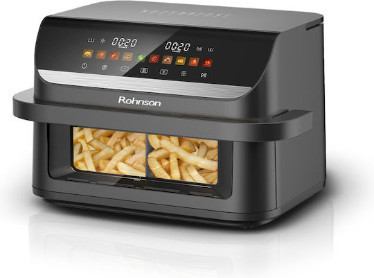 Rohnson Air Fryer με Διπλό Αποσπώμενο Κάδο 5lt Μαύρο R-28011