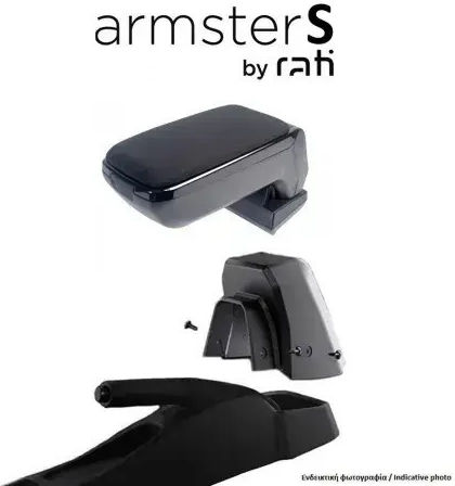 Rati Armster S Car Fabric Armrest for Mazda 2 2015+ Black