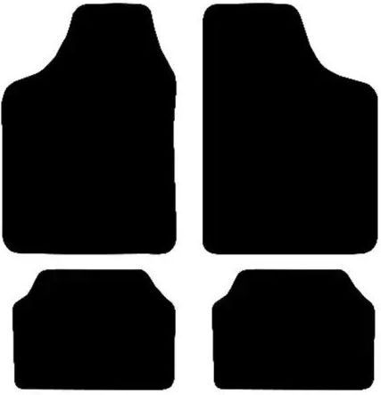 Race Axion Set of Front and Rear Mats 4pcs for Opel Agila / Combo / Zafira Fiat Barchetta / Doblo / Panda / Punto Suzuki Jimny Renault Modus Toyota Starlet Citroen C4 Picasso Mini Cabrio / Cooper Kia Cerato / Mini Honda Civic / Jazz Volkswagen Amarok / Beetle / Eos / Transporter / T4 Audi A3 / A4 / A2 Nissan Primera / Pulsar Ford Ranger Hyundai i30 Mazda 3 Jeep Grand Cherokee / Wrangler Chevrolet Matiz Saab 9-3 Subaru Mini Lancia Ypsilon Black