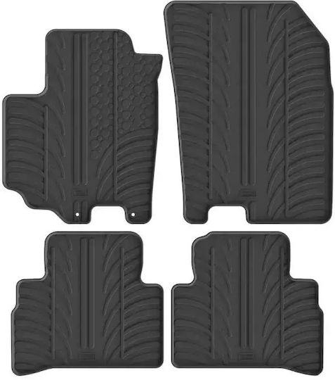 Lampa Set of Front and Rear Mats 4pcs for Suzuki Vitara Black