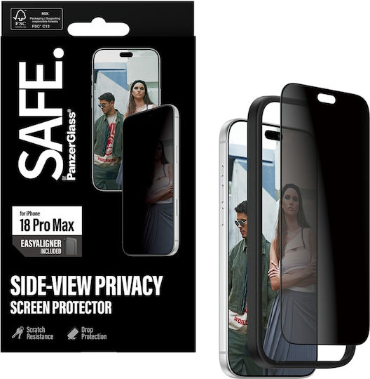 Safe By PanzerGlass 2-странен Privacy Защитно Фолио За Apple iPhone 18 Pro Max Ултра-широк Фит С Easyaligner