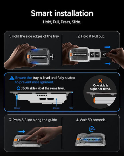 Spigen Glas.tR EZ Fit Pro HD Full Glue Tempered Glass (iPhone Duo)