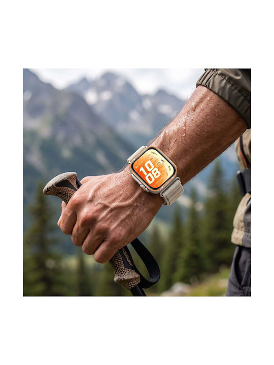 Tech-Protect Nylon Pro Tragbare Bänder Beiges (Huawei Watch Fit 3 / 4 / 4 Pro / 5 / 5 Pro)