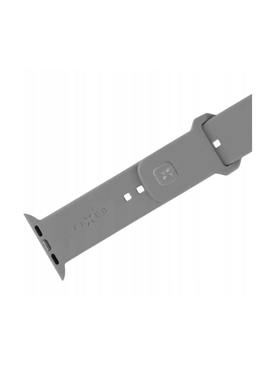 Σταθερό Λουράκι Σιλικόνης Αθλητικά Ρούχα Apple Watch Band 42 44 45 46 49 Mm Ανοιχτό Γκρι