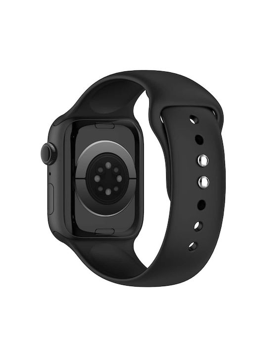 Tech-protect Silicone Apple Watch 8 9 10 11 12 Se Ultra 44 45 46 49 Mm Black 5906302398805 Tech-protect Silicone Apple Watch 8 9 10 11 12 Se Ultra 44 45 46 49 Mm Black 5906302398805