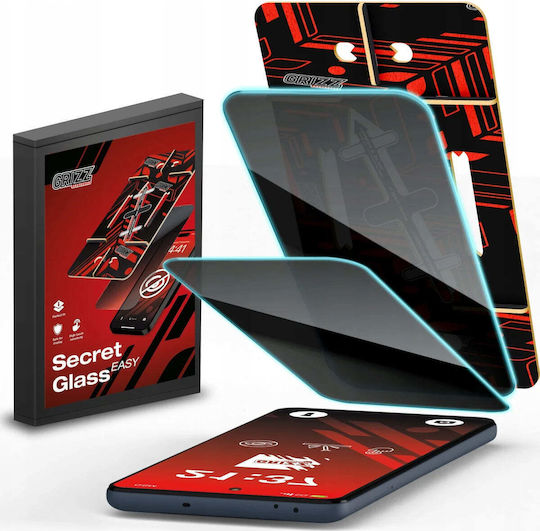 Grizzglass Secretglass Easy Προστατευτικό Γυαλί Ιδιωτικότητας Motorola Edge 30 Neo 2 Pack