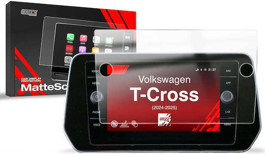 Grizzglass Матовa Мембрана Grizzglass Cardisplay Protection Volkswagen T-cross Discover Media 2024-2025