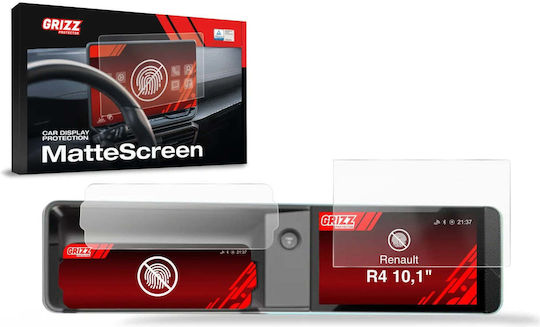 Grizzglass Folie Mată Grizzglass Protecție Cardisplay Renault R4 E-tech Electric 10.1" 2026 2in1