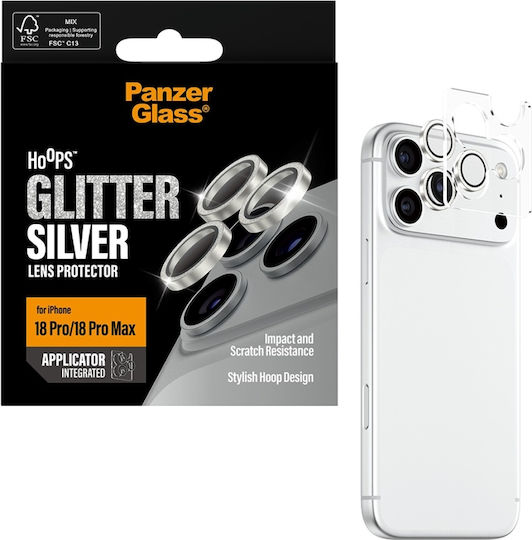 Panzerglass Hoops Протектор за камера с блясък Сребрист Apple iPhone 18 Pro Pro Max