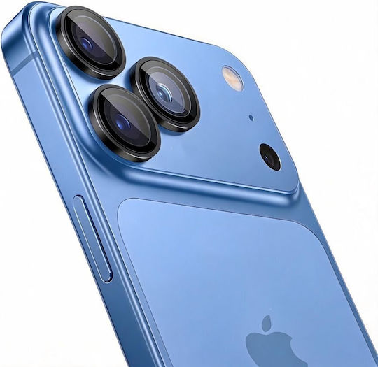 Tech-Protect Camring Fit+ Защита на камерата Закалено стъкло Черен за iPhone 18 Pro / Max