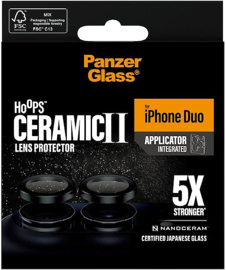 PanzerGlass Hoops Keramischer Kameraobjektivschutz Iphone Duo