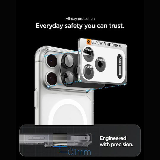 Osłona Aparatu Spigen Optik Pro Xl Glas.tr Ez Fit Camera Protector Iphone 18 Pro Dark Grey 8800337251647