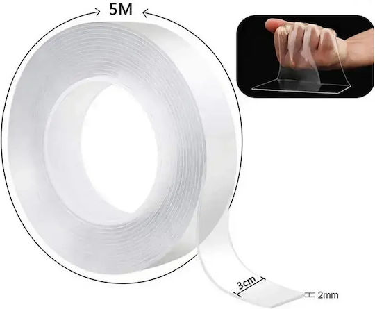 Nano Tape Double-Sided 5m X 3cm Reusable