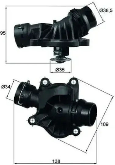 Termostat Lichid De Răcire Mahle Ti 234 88 Ti 234 88
