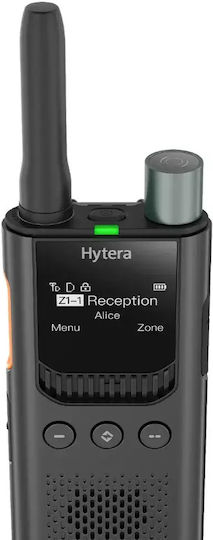 Пакет 8 Hytera S1 Pro PMR-446 Сив + Многократен Зарядно Устройство – Digital+Analog AI Noise Cancellation