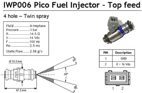 Magneti Marelli Injector Auto Pentru Peugeot 106 Fiat Brava Felicitări Punct Stilo Citroen Saxo
