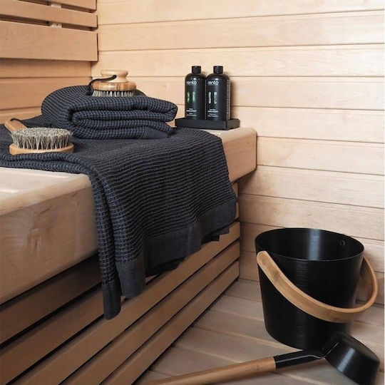 Sourcing Rento Sauna Pillow Kenno 50x22 Black Grey