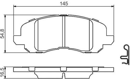 Bosch Disc Brake Pad Set