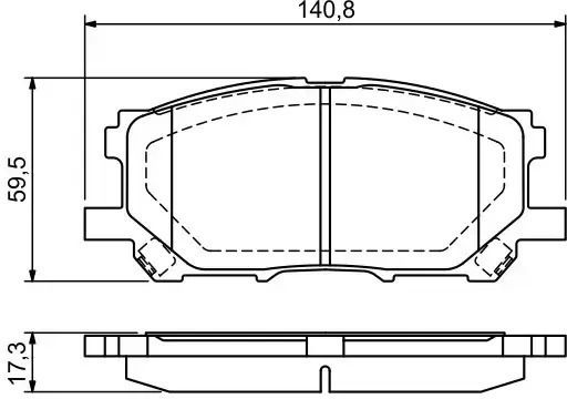 Bosch Disc Brake Pad Set