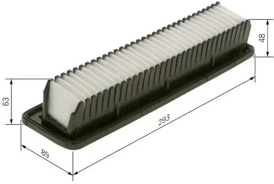 Bosch Auto Luftfilter Hyundai I10 1,1 Crdi 08 281130x100