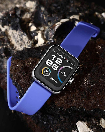 Sector S-08 Smartwatch Purple