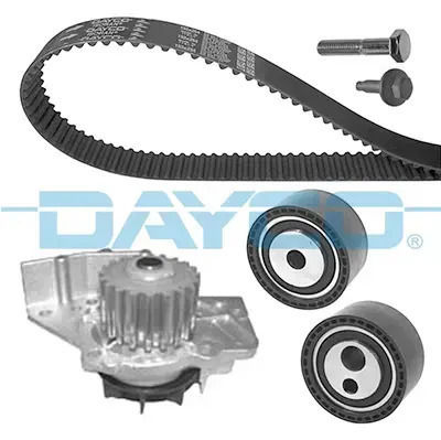 Water Pump + Timing Belt Set Citroen Jumpy Body Bs Bt By Bz Dayco Ktbwp5890