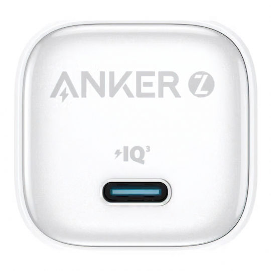 Anker Charger Without Cable with USB-C Port 20W Power Delivery Whites (Zolo)