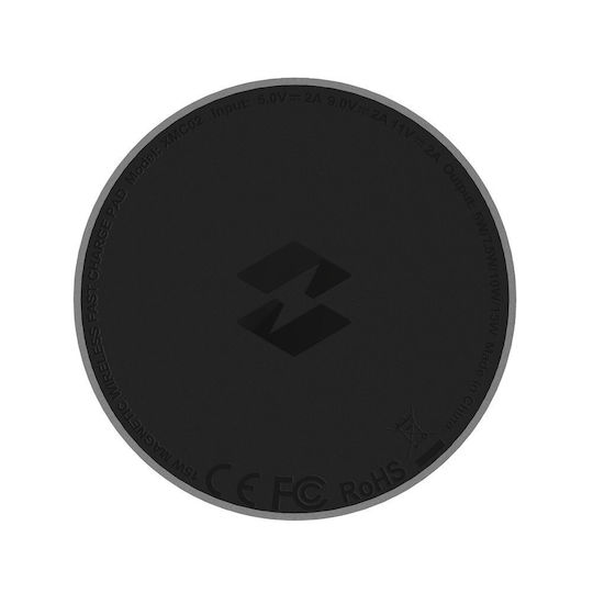 Infinix Аσύρματος Зарядно Устройство (Qi Pad) 15W Черно-Сребристо (Магнитно)