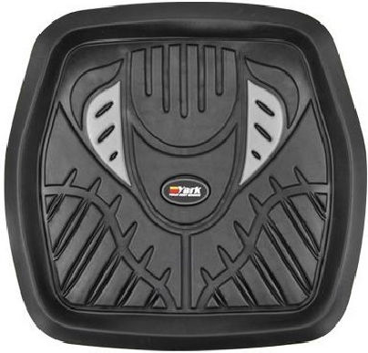 Autoline Car Mats Rear 2 Pieces Raised Sides Grey