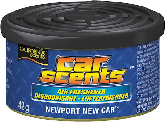 California Scents Car Air Freshener Can Console/Dashboard New Car