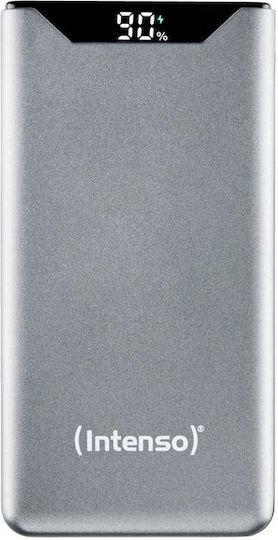 Intenso F20000 Power Bank 20000mAh με Θύρα USB-A και Θύρα USB-C Power Delivery / Quick Charge Γκρι
