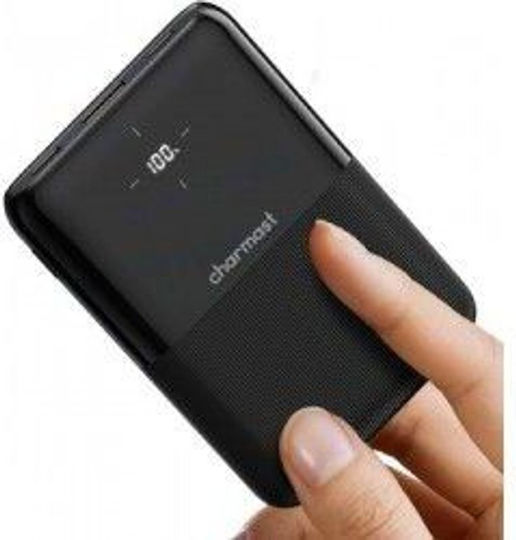 Charmast S12 Външна батерия 10000mAh 20W с 2 USB-A изходни порта и USB-C изходен порт Power Delivery / Quick Charge Черна